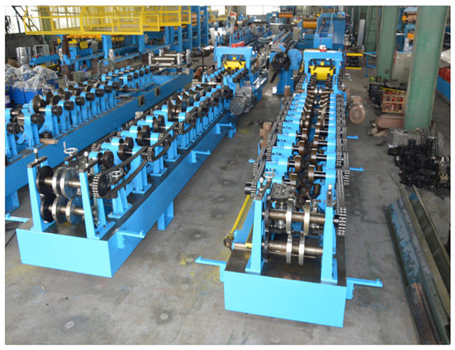 Easy Change CZ Steel  Purlin Profile Making Cold Roll Forming Machine