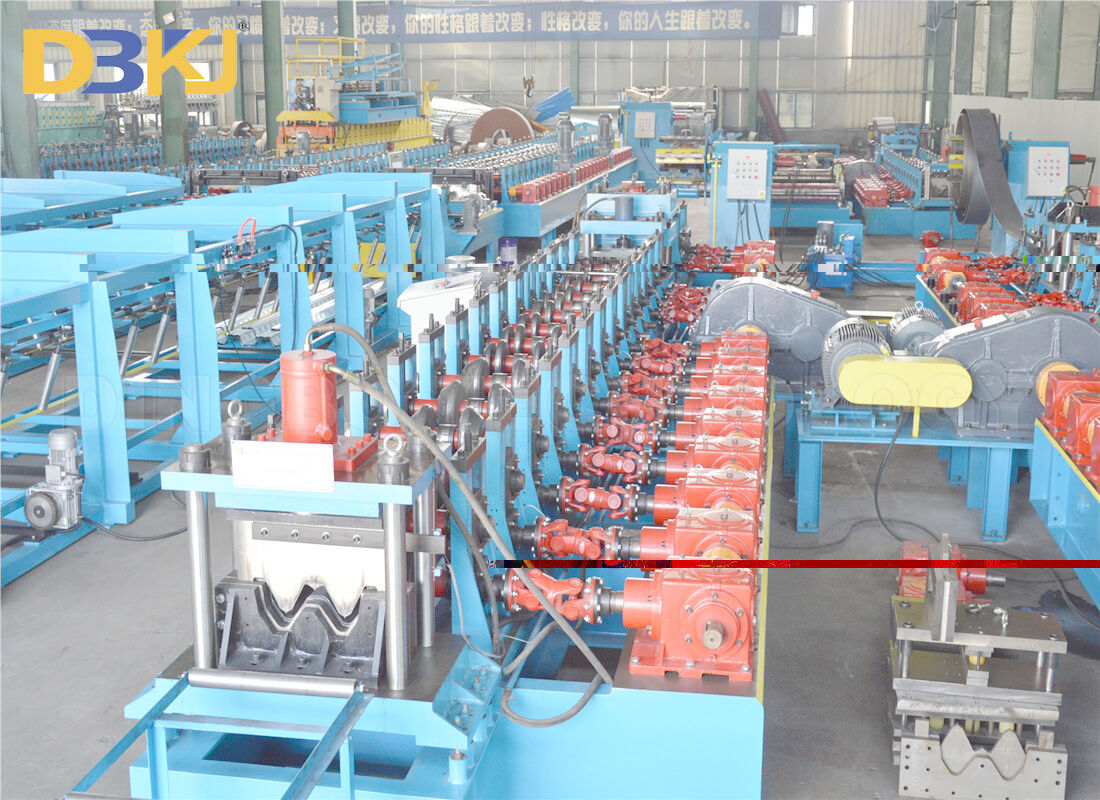 10m/Min 2 Waves Highway  Guardrail Roll Forming Machine